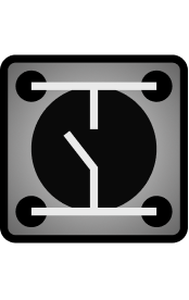 Showing button switch in Simulator86 and it's internals